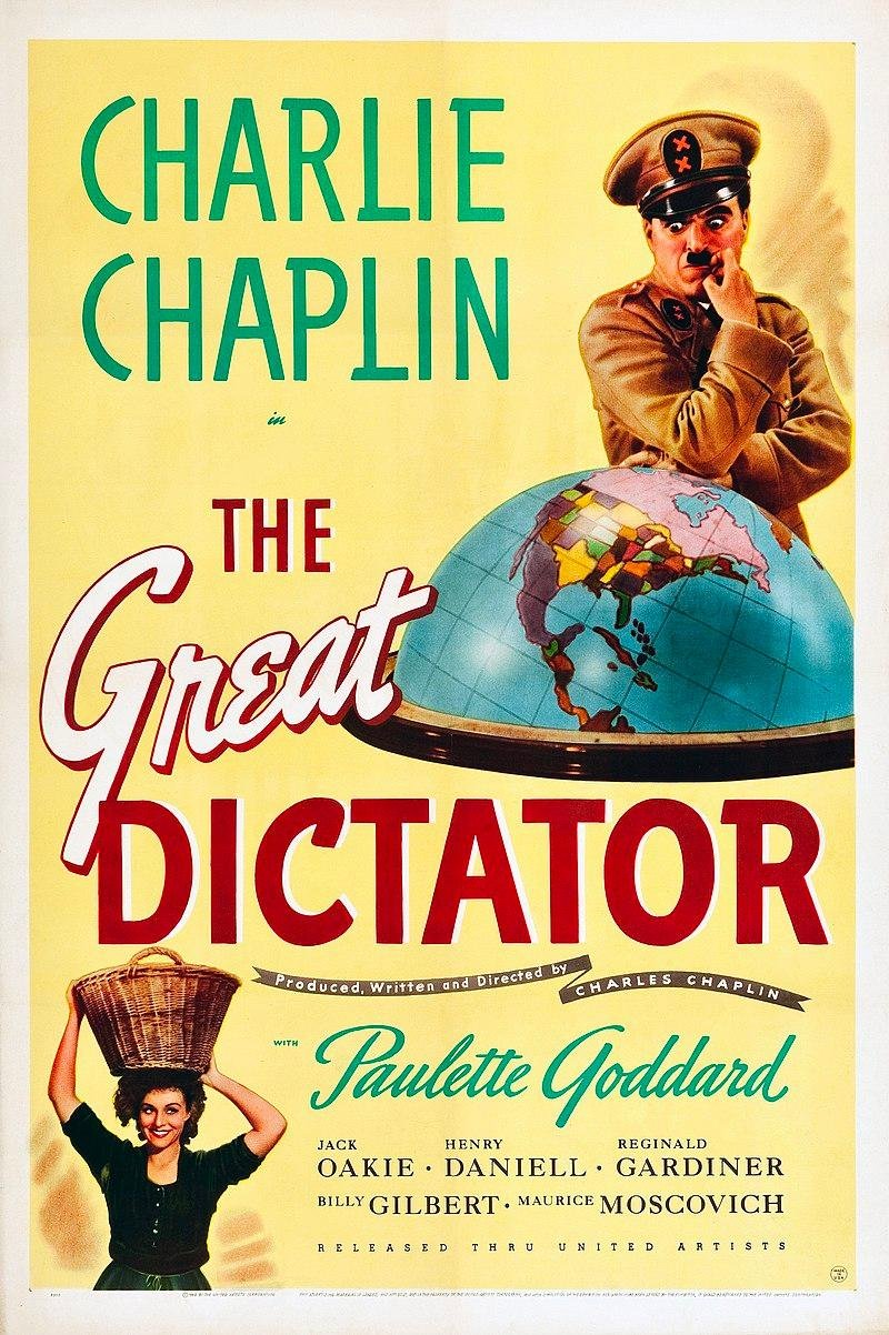 The Great Dictator Charlie Chaplin Political Satire 1680648761347